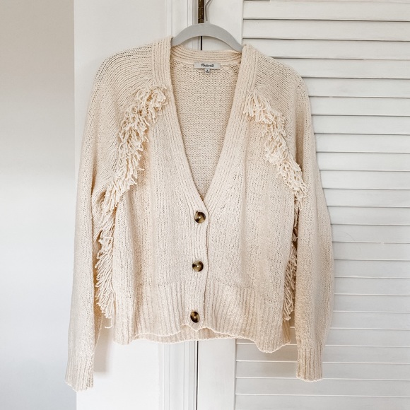 Madewell Chatterton Fringe Cardigan - Picture 1 of 5